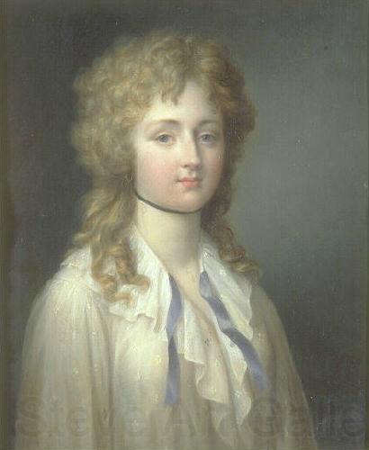 Jean-Pierre Franque Portrait of Louise Adelaide de Bourbon